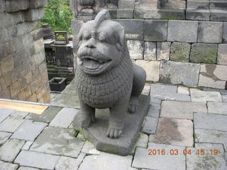 173 994. Indonesia - Borobudur temple - lion