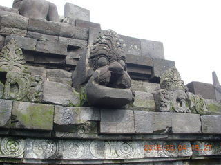 200 994. Indonesia - Borobudur temple - gargoyle