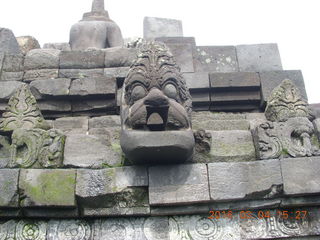 201 994. Indonesia - Borobudur temple - gargoyle