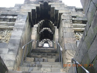 208 994. Indonesia - Borobudur temple - stairs going up