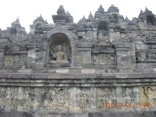 222 994. Indonesia - Borobudur temple - Buddha in wall
