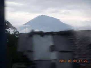298 994. Indonesia - bus ride back from Borobudur - volcano in the distance