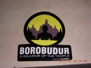 2 995. Borobudur souvenir label
