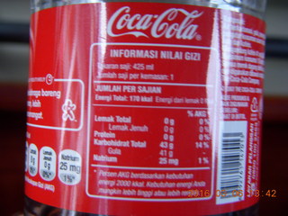 257 996. Indonesia - Mighty Mt. Bromo drive - Coke bottle