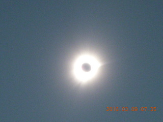 32 999. Makassar Straight total solar eclipse - totality