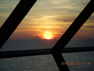 11 99a. Volendam at sea - sunset