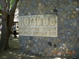 18 99b. Indonesia - Komodo Island sign