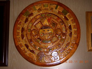 137 99b. Aztek calendar on the Volendam