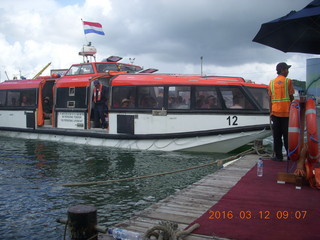 11 99c. Indonesia - Lombok - tender boat ride - harbor boats