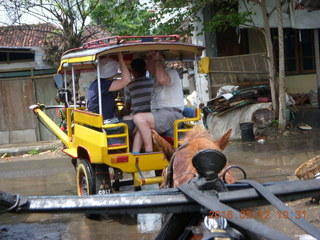60 99c. Indonesia - Lombok - horse-drawn carriage ride back - Angela and Terry