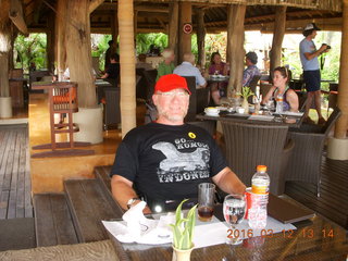 132 99c. Indonesia - Lombok - Novotel lunch and beach + Adam