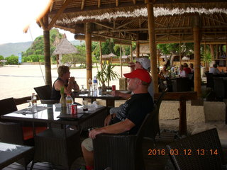 133 99c. Indonesia - Lombok - Novotel lunch and beach + Adam