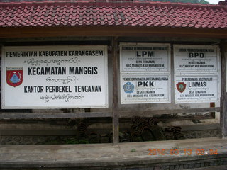 30 99d. Indonesia - Bali - Tenganan village - signs