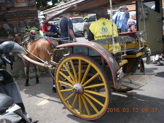 59 99d. Indonesia - Bali - temple at Klungkung - horse carriage