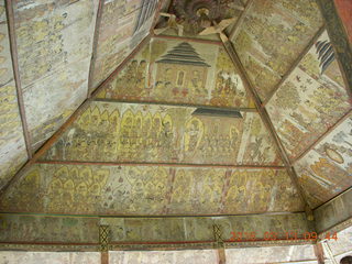 77 99d. Indonesia - Bali - temple at Klungkung - ceiling pictographs