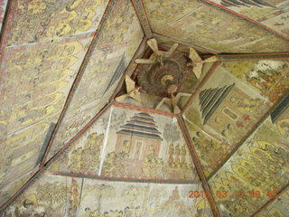 80 99d. Indonesia - Bali - temple at Klungkung - ceiling pictographs