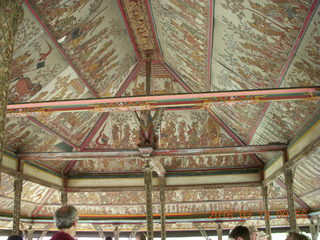 104 99d. Indonesia - Bali - temple at Klungkung - ceiling