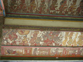 109 99d. Indonesia - Bali - temple at Klungkung - ceiling pictographs