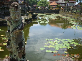 178 99d. Indonesia - Bali - temple at Klungkung - moat with lilies