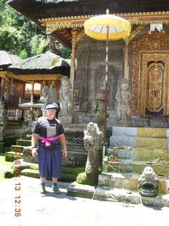 281 99d. Indonesia - Bali - Temple at Bangli + Adam