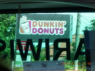 356 99d. Indonesia - Bali - bus ride - Dunkin' Donuts
