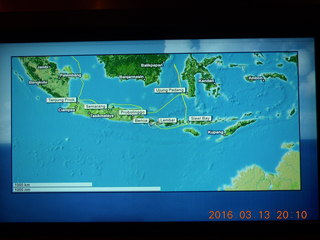 376 99d. Volendam cruise map