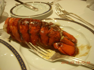 61 99f. Rotterdam Dining Room on gala night - lobster