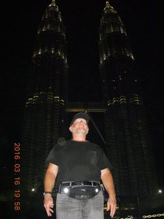 178 99g. Malaysia - Kuala Lumpur food tour - twin Petronas towers + Adam