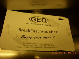 1 99h. Geo Hotel, breakfast included