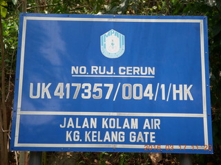 78 99h. Malaysia - Kuala Lumpur - Exciting Mountain Hike sign