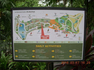 173 99h. Malaysia - Kuala Lumpur - KL Bird Park sign