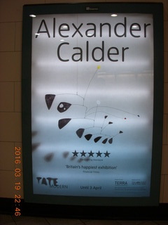 44 99k. London - Alexander Calder exhibit +++