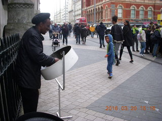 174 99l. London steel drum street musician