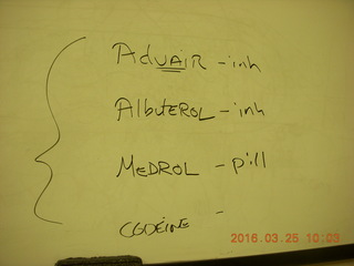 list of meds from Dr. H