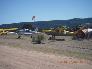 1617 9a2. Young International airstrip - my airplane N8377W