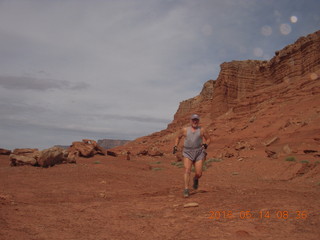 2959 9bd. Marble Canyon run - Adam running