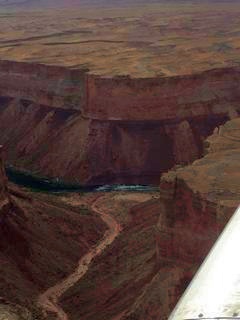 Doreen pic - Navajo Bridge sign