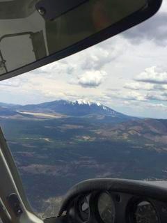 Doreen pic aerial - Humphries Peak