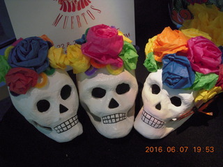 skull figures at Mesa Arts Center