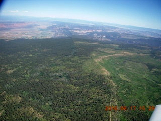 aerial -Colorado - LaSalle Mountains area