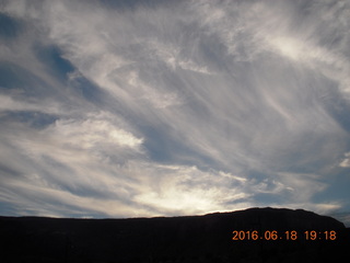 76 9cj. Gateway Canyon clouds