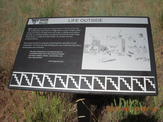 59 9ck. Lowry Pueblo Landmark sign
