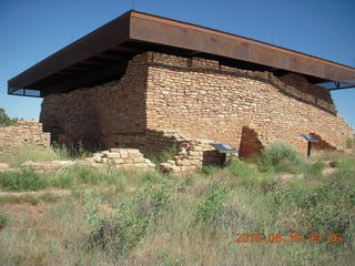 100 9ck. Lowry Pueblo Landmark (with add-on roof)