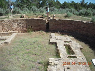 133 9ck. Lowry Pueblo Landmark kiva + Karen