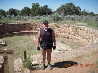 Lowry Pueblo Landmark kiva + Adam