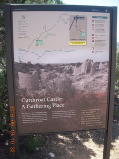 178 9ck. Cutthroat Castle sign