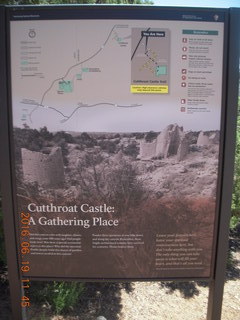 236 9ck. Cutthroat Castle sign