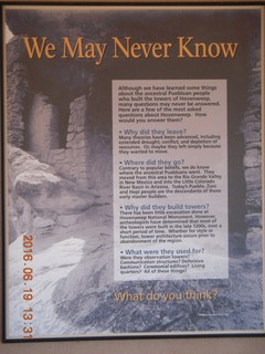 321 9ck. Hovenweep National Monument sign