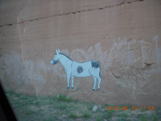 416 9ck. painted pony on the rock