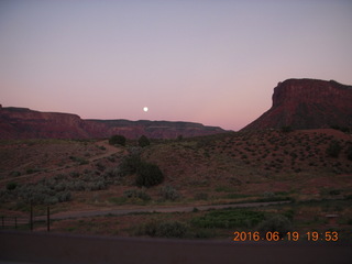 429 9ck. Gateway Canyon Resort - moonrise